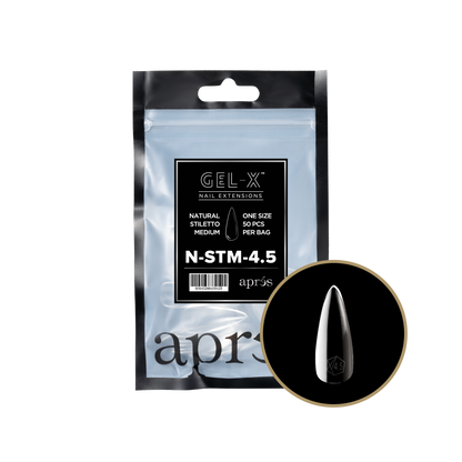 Natural Stiletto Medium Refill Tips
