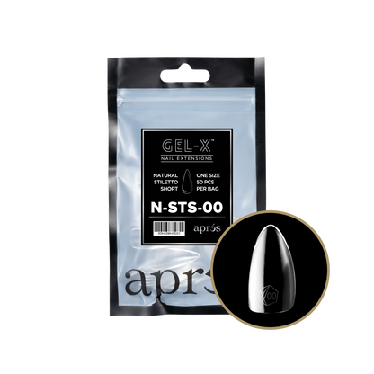 Natural Stiletto Short Refill Tips