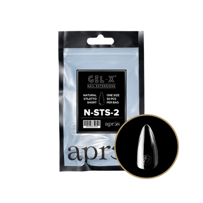 Natural Stiletto Short Refill Tips