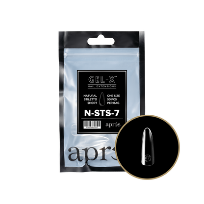 Natural Stiletto Short Refill Tips