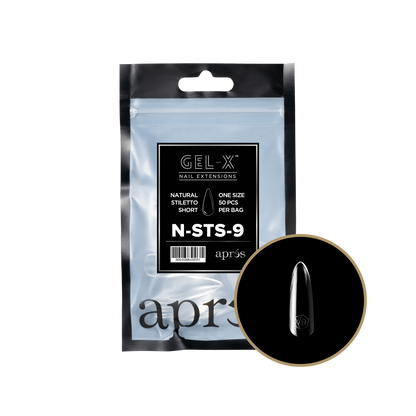 Natural Stiletto Short Refill Tips