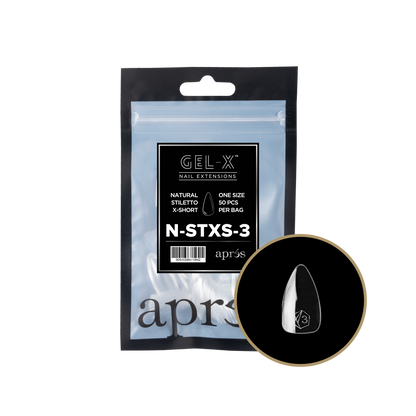 Natural Stiletto Short Refill Tips