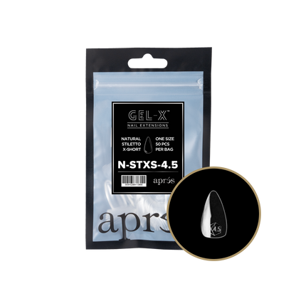 Natural Stiletto Extra Short Refill Tips