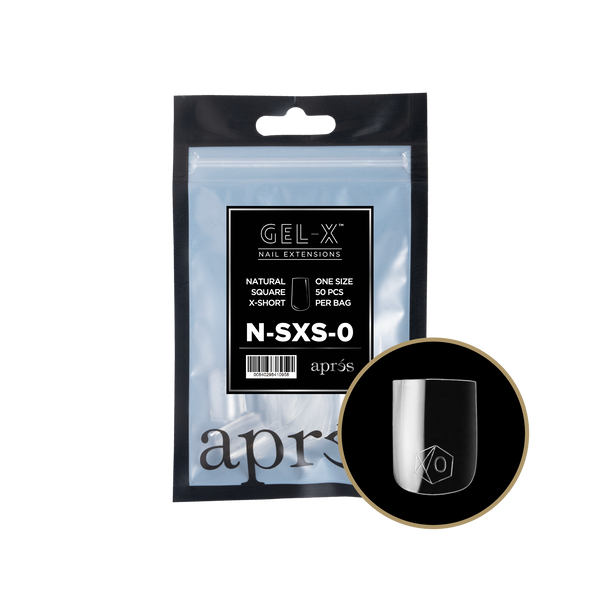 Natural Square Extra Short Refill Tips