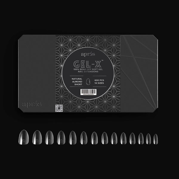 GEL-X TIPS 2.0 NATURAL ALMOND 600 PIECES