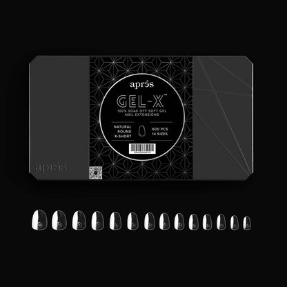 Gel-X Tips 2.0 Natural Round 600 pcs