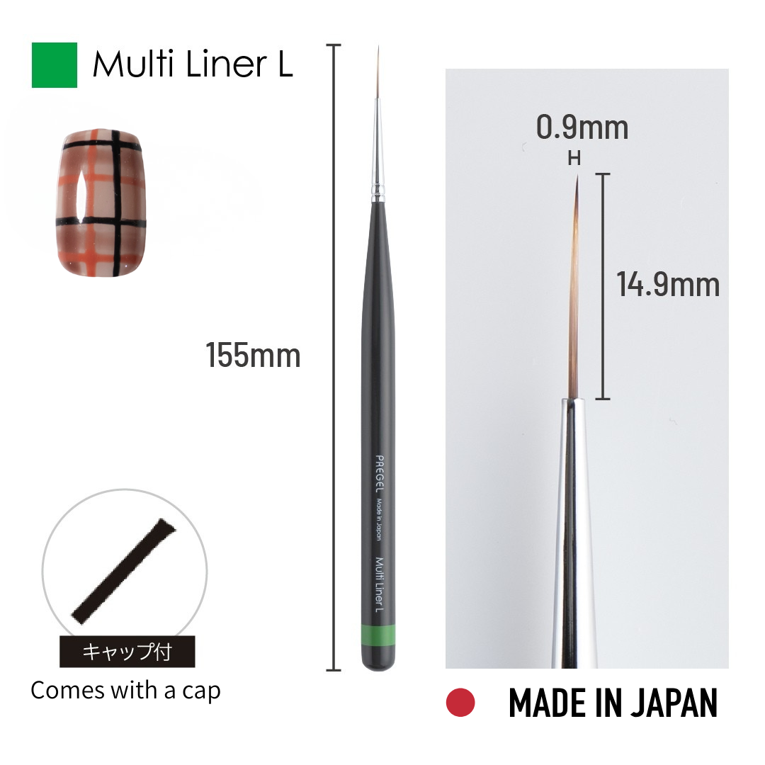 PREGEL Art Brush - Multi Liner L