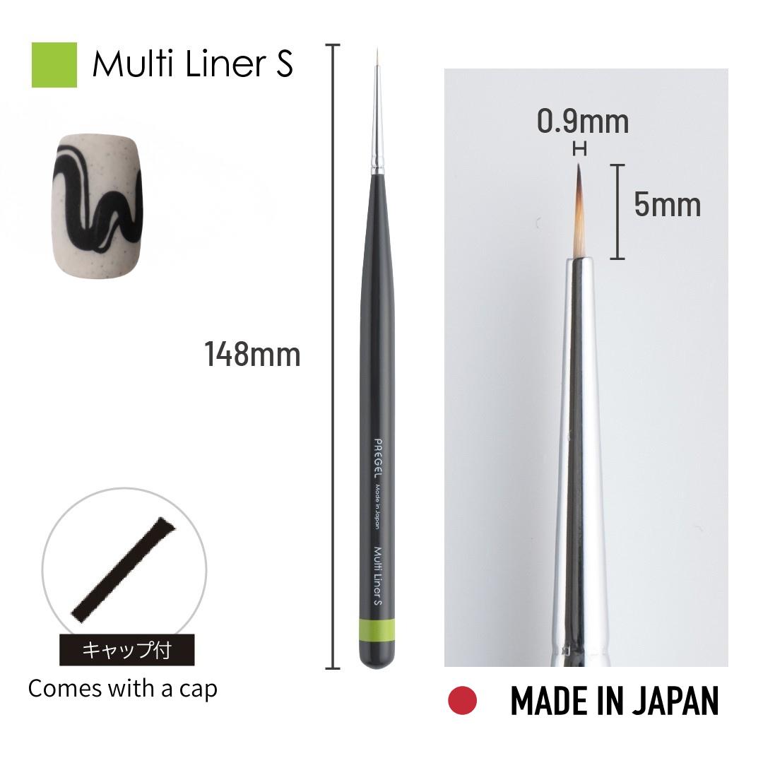 PREGEL Art Brush - Multi Liner S