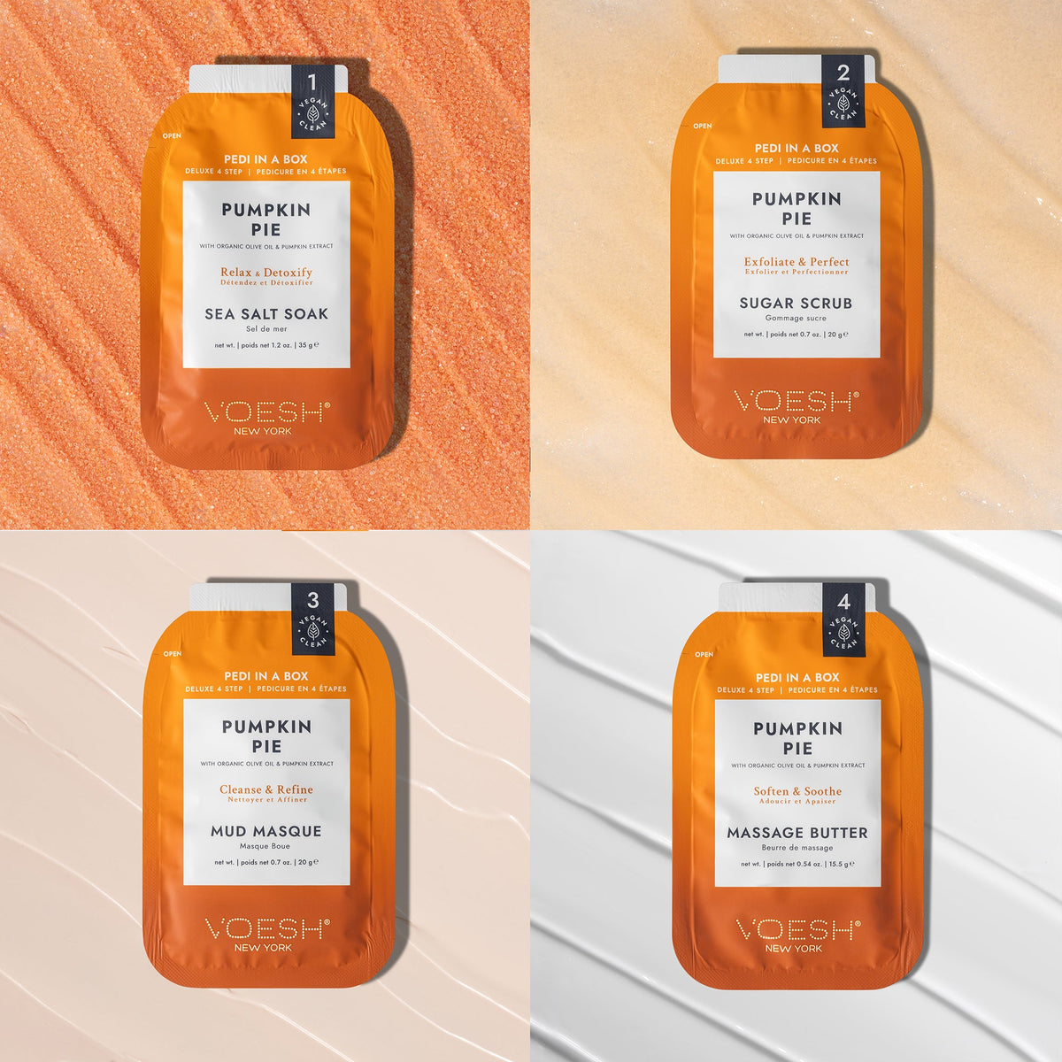 Pedi in a Box Deluxe 4 Step - Pumpkin Pie
