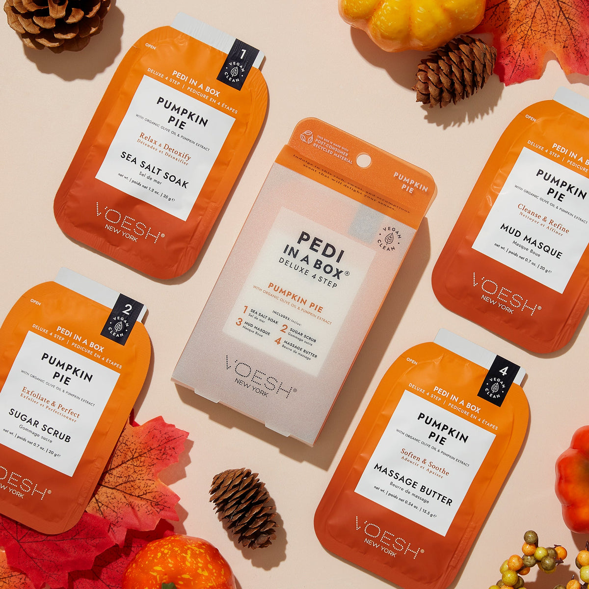 Pedi in a Box Deluxe 4 Step - Pumpkin Pie