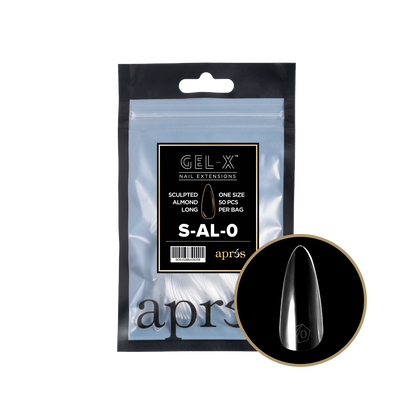 Sculpted Almond Long Refill Tips