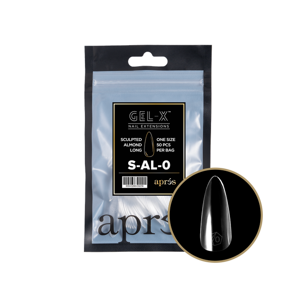 Sculpted Almond Long Refill Tips