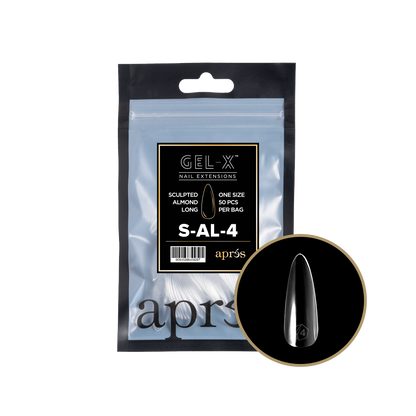 Sculpted Almond Long Refill Tips