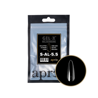 Sculpted Almond Long Refill Tips