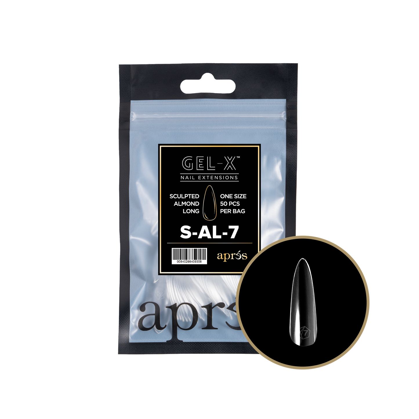 Sculpted Almond Long Refill Tips