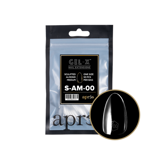 Sculpted Almond Medium Refill Tips