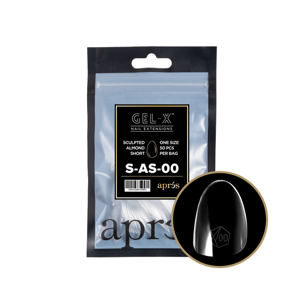Sculpted  Almond Short Refill Tips