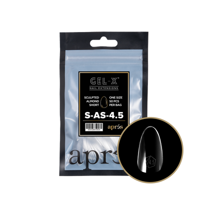 Sculpted  Almond Short Refill Tips
