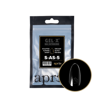 Sculpted  Almond Short Refill Tips