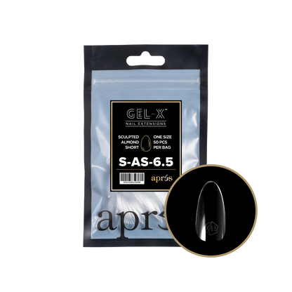 Sculpted  Almond Short Refill Tips