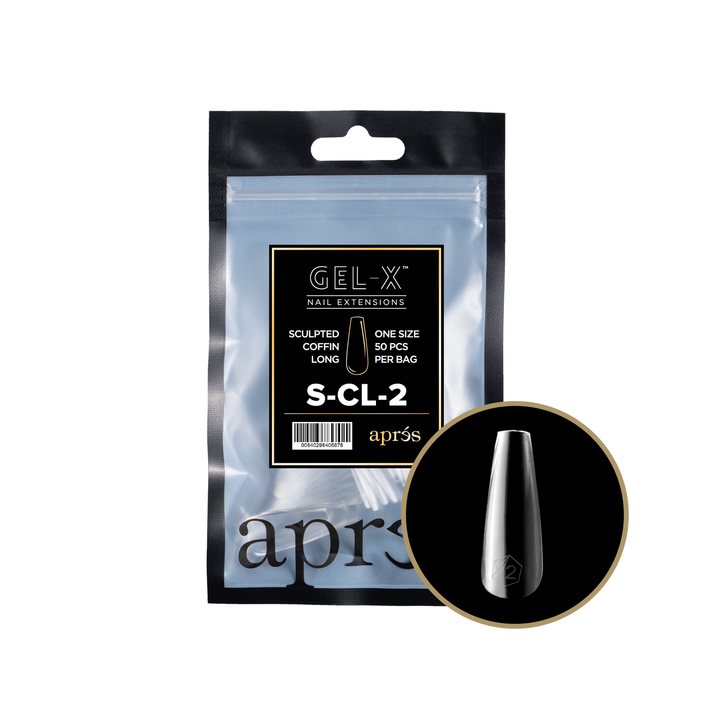 Sculpted Coffin Long Refill Tips