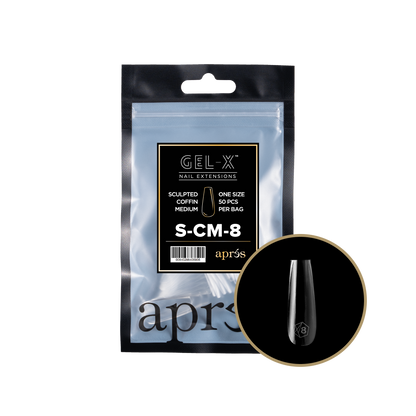Sculpted Coffin Medium Refill Tips