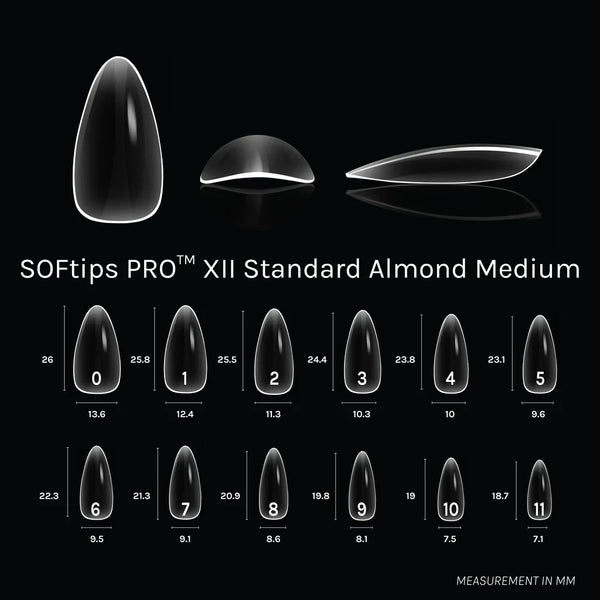 SOFTIPS PRO™ XII - Standard Almond Medium