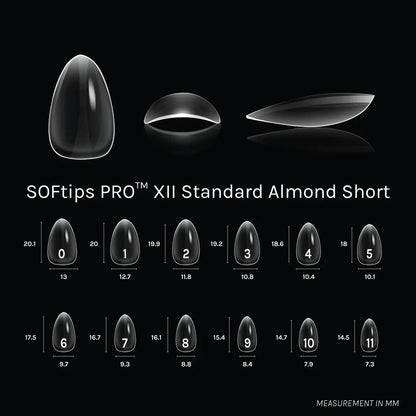 SOFTIPS PRO™ XII - Standard Almond Short