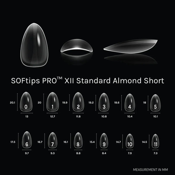 SOFTIPS PRO™ XII - Standard Almond Short