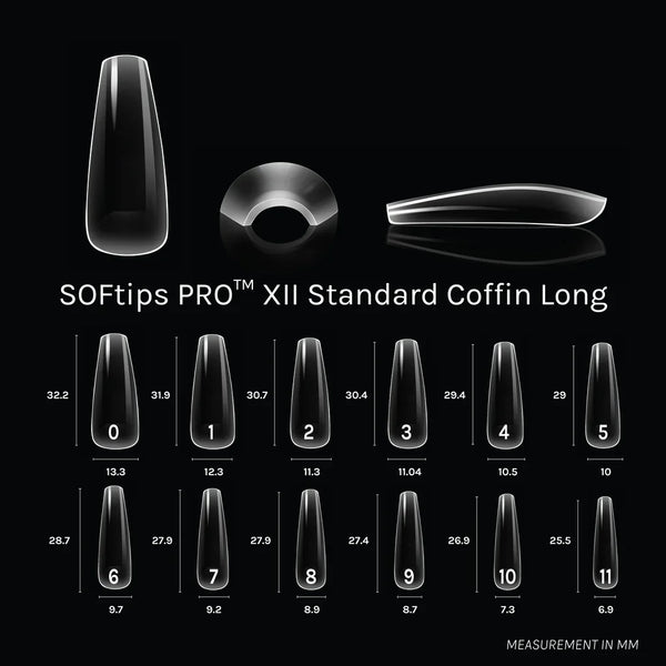 SOFTIPS PRO™ XII - Standard Coffin Long