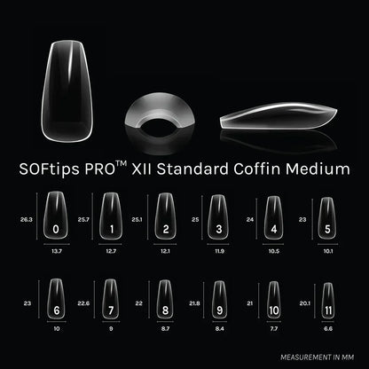 SOFTIPS PRO™ XII - Standard Coffin Medium