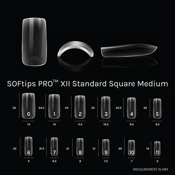 SOFTIPS PRO™ XII - Standard Square Medium