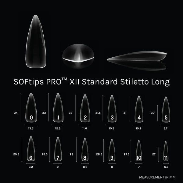SOFTIPS PRO™ XII - Standard Stiletto Long
