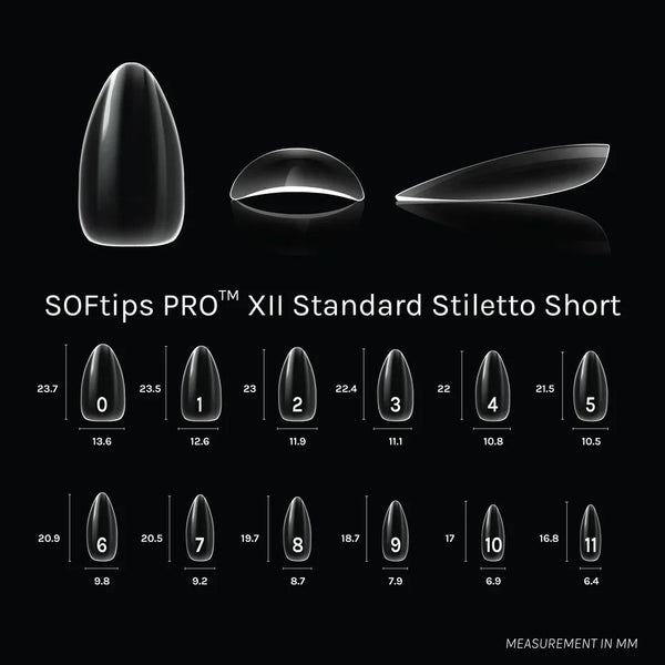 SOFTIPS PRO™ XII - Standard Stiletto Short