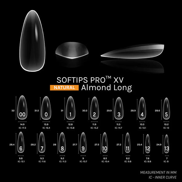 SOFTIPS PRO™ XV NATURAL - ALMOND LONG
