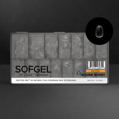 SOFTIPS PRO™ XV NATURAL - ROUND SHORT