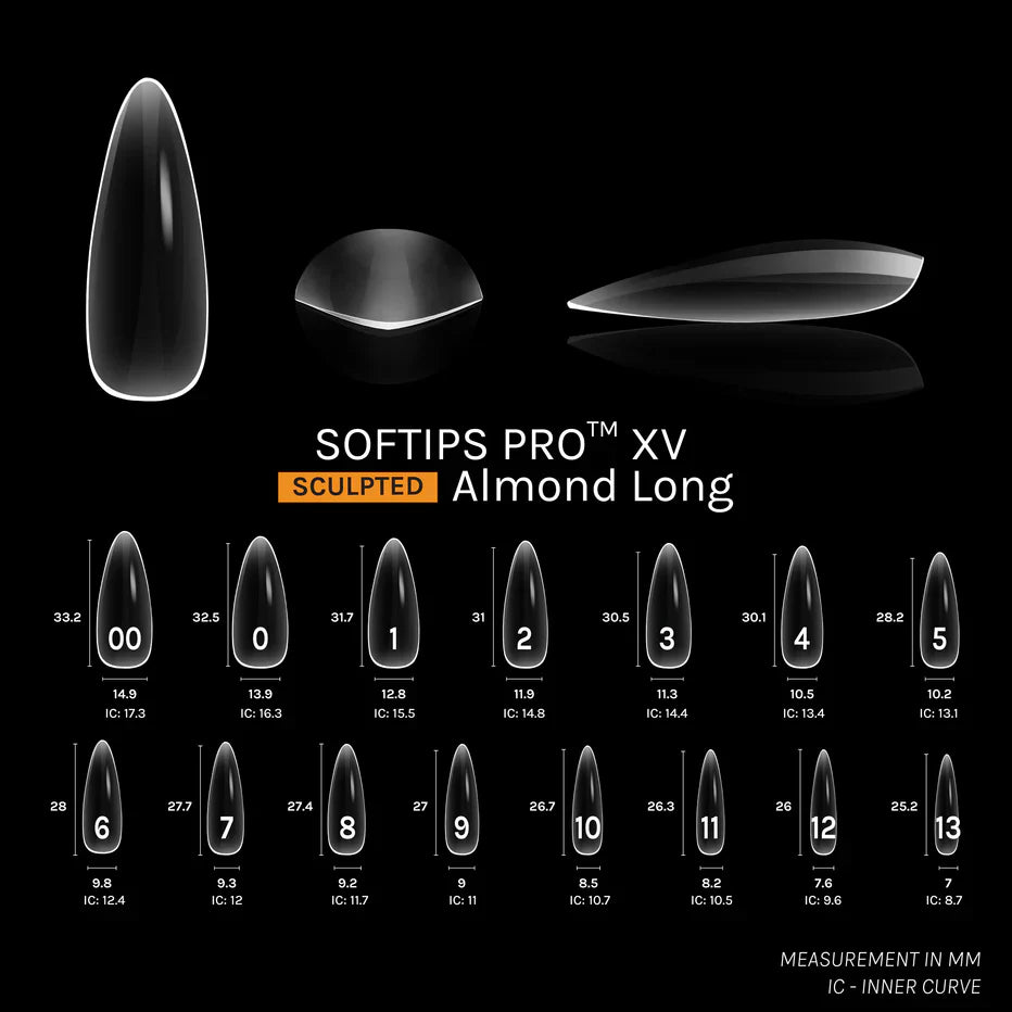 SOFTIPS PRO™ XV SCULPTED - ALMOND LONG