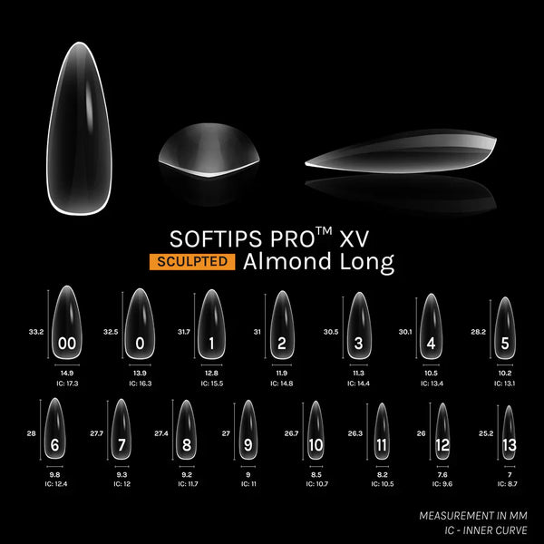 SOFTIPS PRO™ XV SCULPTED - ALMOND LONG