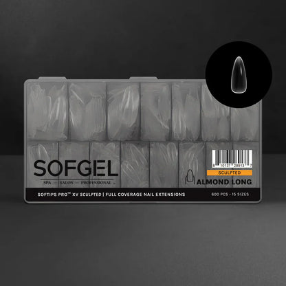 SOFTIPS PRO™ XV SCULPTED - ALMOND LONG