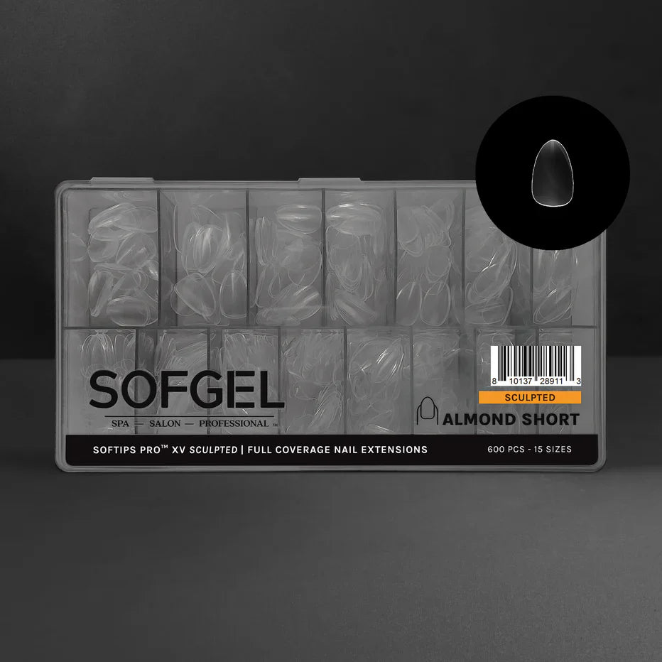 SOFTIPS PRO™ XV SCULPTED - ALMOND SHORT