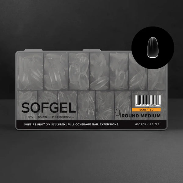 SOFTIPS PRO™ XV SCULPTED - ROUND MEDIUM