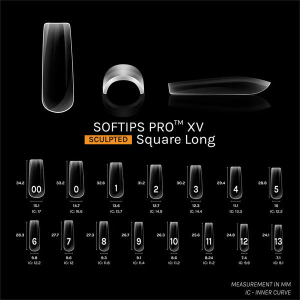 SOFTIPS PRO™ XV SCULPTED - SQUARE LONG
