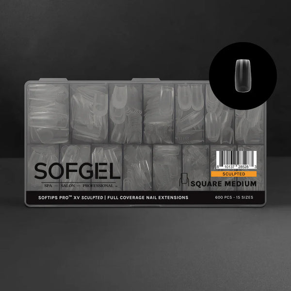 SOFTIPS PRO™ XV SCULPTED - SQUARE MEDIUM