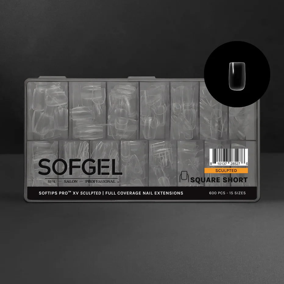 SOFTIPS PRO™ XV SCULPTED - SQUARE SHORT