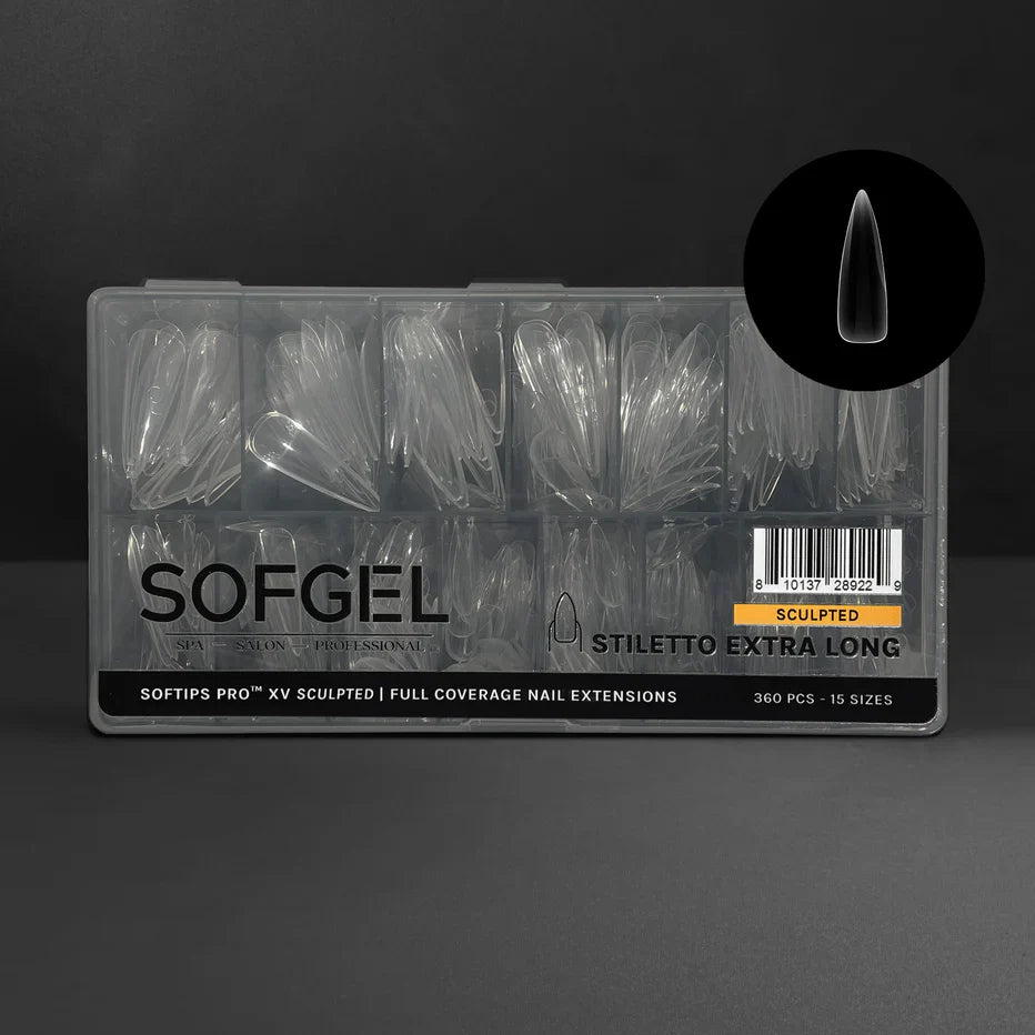 SOFTIPS PRO™ XV SCULPTED - STILETTO EXTRA LONG