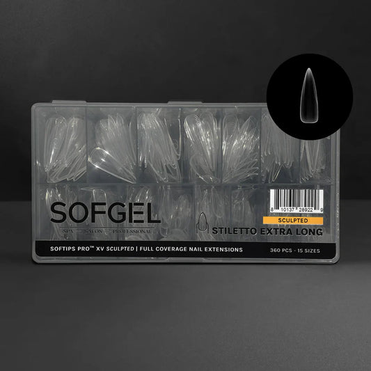 SOFTIPS PRO™ XV SCULPTED - STILETTO EXTRA LONG