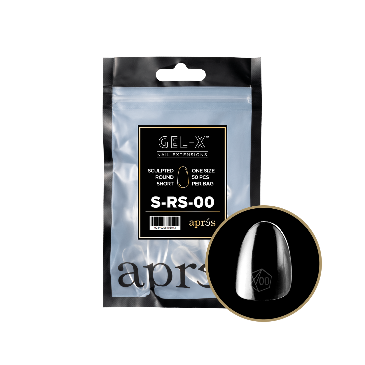 Sculpted Round Short Refill Tips
