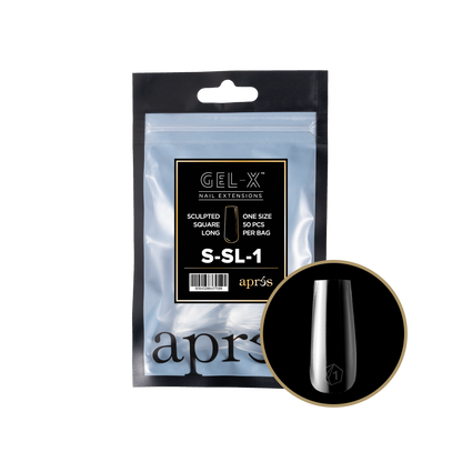 Sculpted Square Long Refill Tips