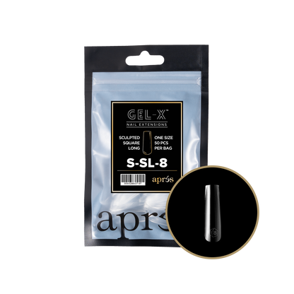 Sculpted Square Long Refill Tips