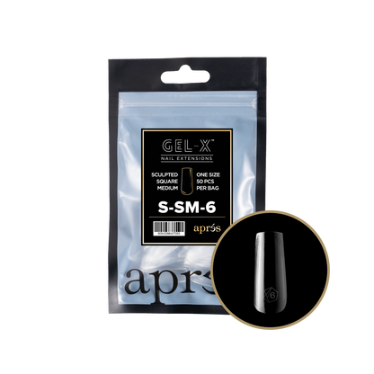Sculpted Square Medium Refill Tips